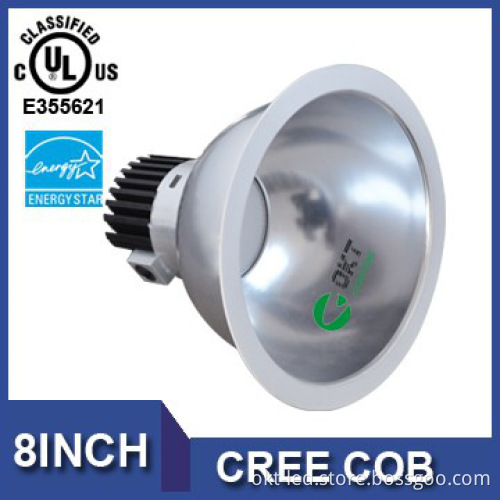 NEW UL Energy Star Listed 54W 3250lm AC dimming 8inch LED Down Light